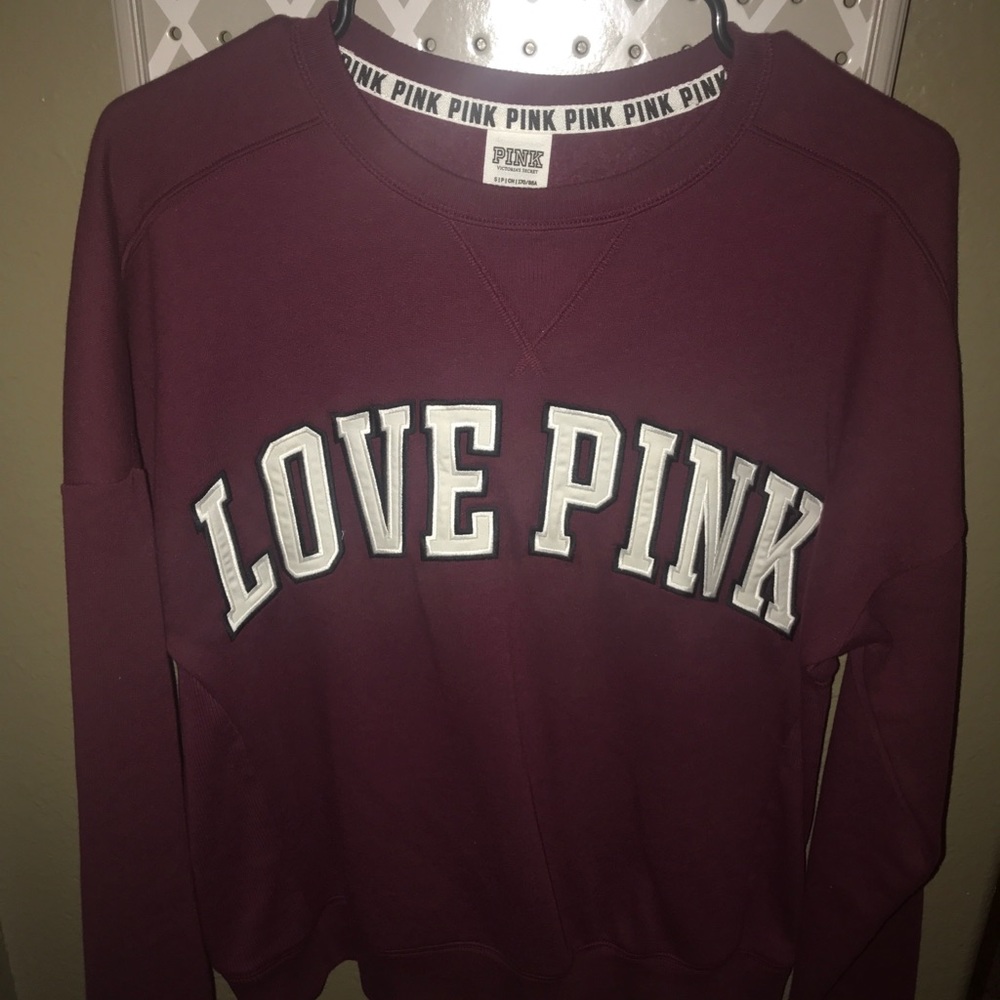 Pink pullover